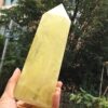 Trụ đá thạch anh vàng tự nhiên giá xưởng 0,80kg - 22cm (1)